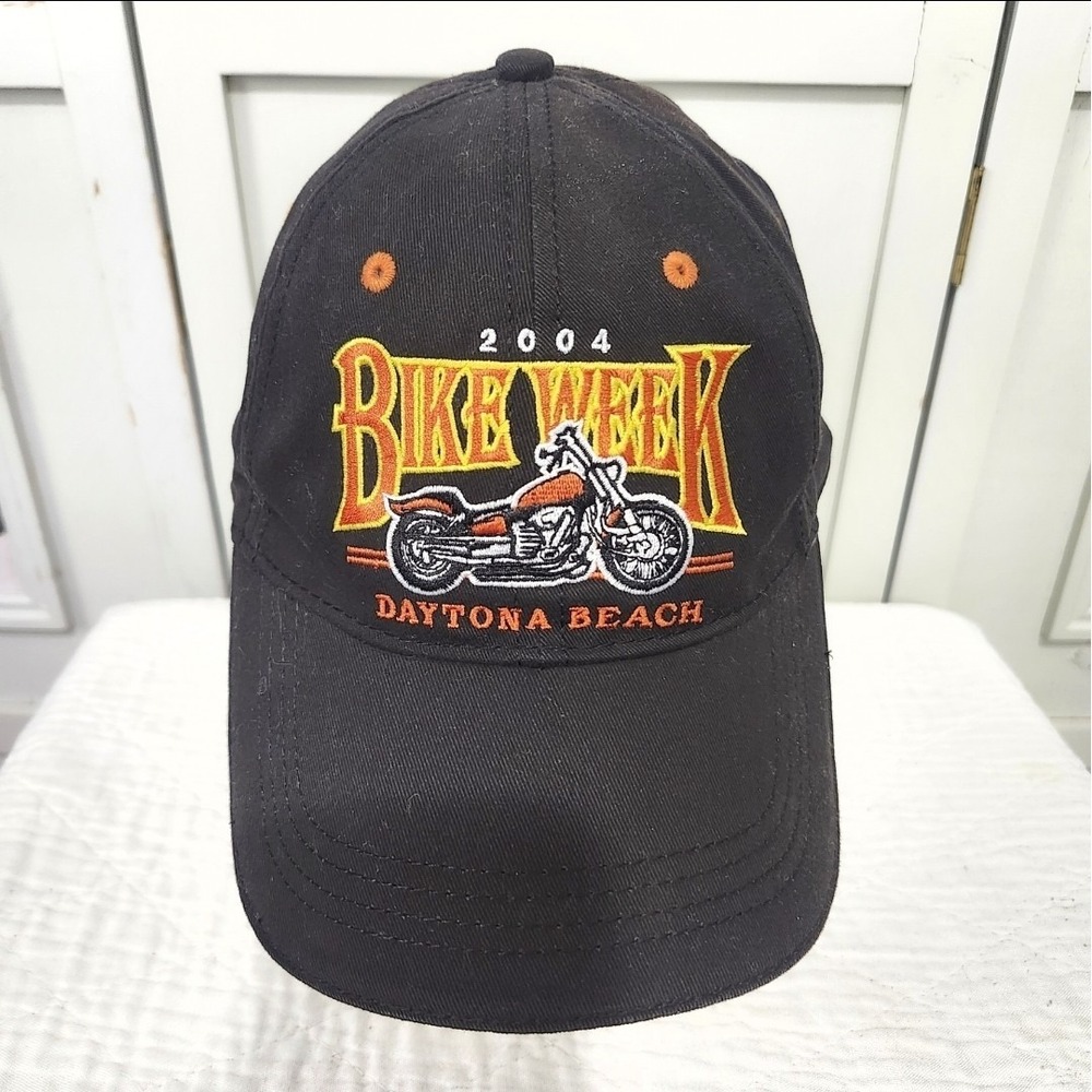 Vintage Bike Week 2004 Daytona Beach Florida Hat Embroidered Motorcycle